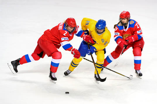 Bläddra bland fler bilder av 2018 Winter Olympics, Day -3, Friendly match, Sweden - OAR (Russia)