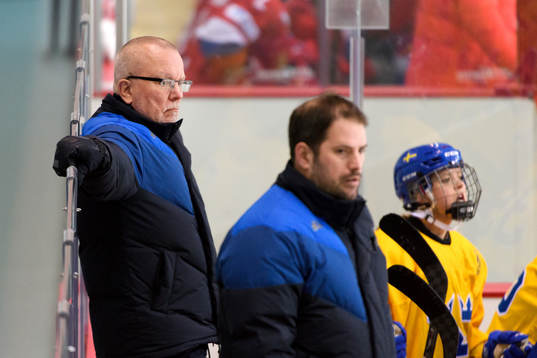 Leif Boork, head coach of Sweden
