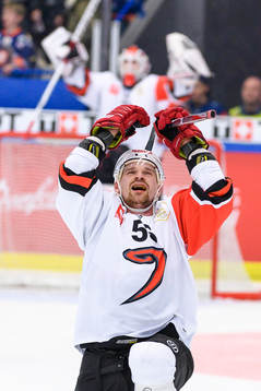 Janne Kolehmainen of Jyväskyläs celebrates his 0-2 goal