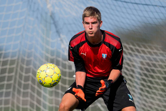 Malmö FFs målvakt Mathias Nilsson