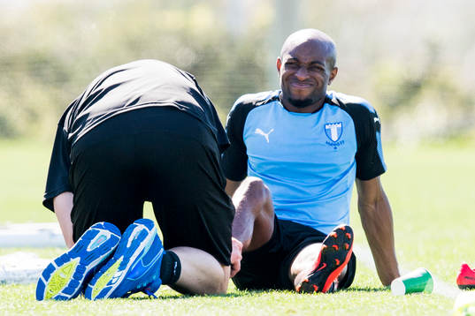 Malmö FFs Fouad Bachirou får behandling