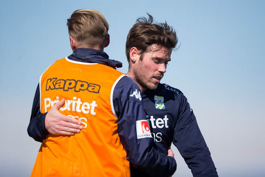 IFK Göteborgs Sebastian Eriksson och Emil Salomonsson