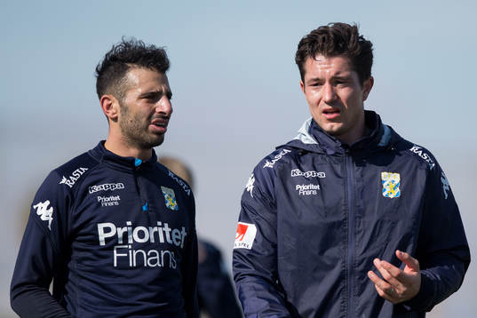 IFK Göteborgs André Calisir och David Boo Wiklander