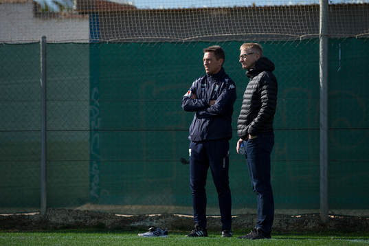 IFK Göteborgs sportchef Mats Gren och chefsscout Olle