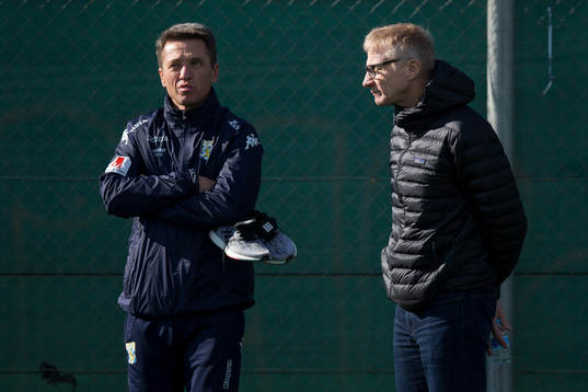 IFK Göteborgs sportchef Mats Gren och chefsscout Olle
