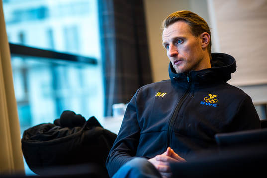 Staffan Kronwall blir intervjuad