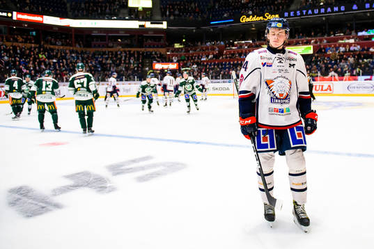 Linköpings Olle Lycksell deppar