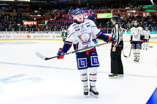 Linköpings Nick Sörenssen deppar