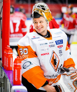 Karlskronas målvakt Henrik Lundberg
