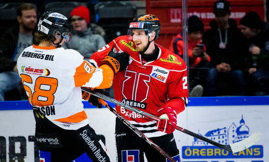 Karlskronas Daniel Gunnarsson och Örebros Anton Hedman