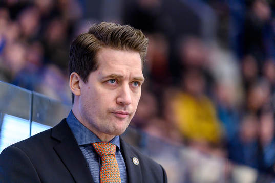 Växjös tränare Sam Hallam