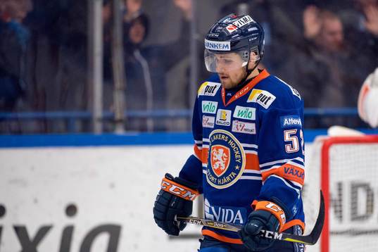 Växjös Arvid Lundberg deppar