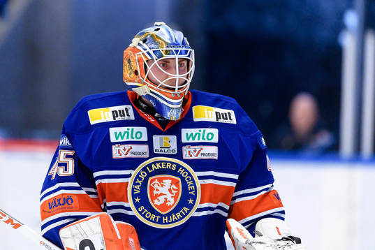 Växjös målvakt Viktor Andrén