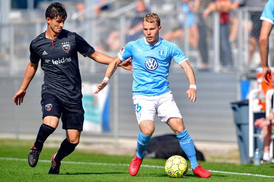 DC Uniteds Ian Harkes och Malmö FFs Oscar Lewicki