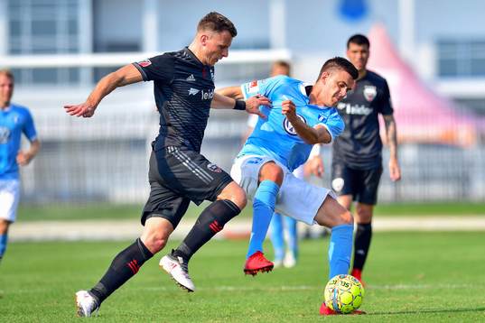 DC Uniteds Frederic Brillant och Malmö FFs Alexander