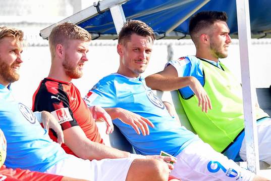 Malmö FFs Markus Rosenberg på bänken