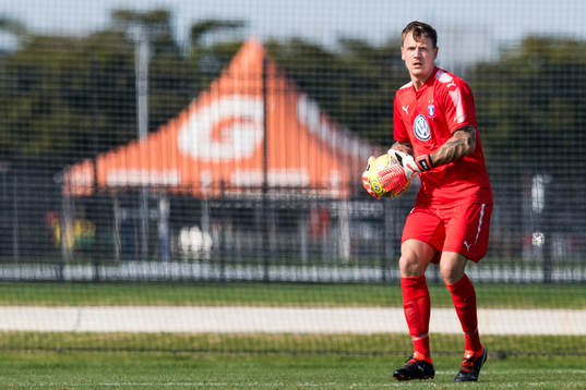 Malmö FFs målvakt Johan Dahlin