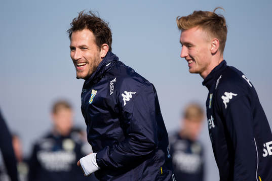 IFK Göteborgs Tobias Hysén och Sebastian Ohlsson