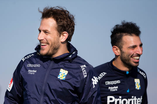 IFK Göteborgs Tobias Hysén och André Calisir