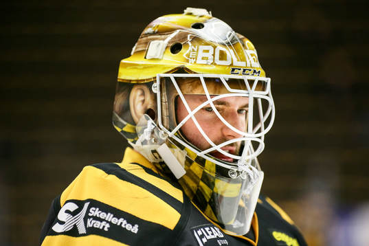 Skellefteås målvakt Gustaf Lindvall