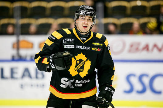 Skellefteås Henrik Hetta  jublar