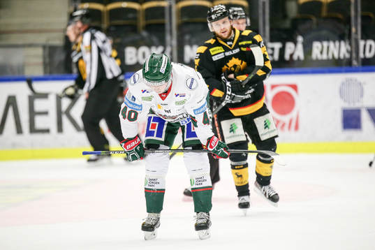 Frölundas Joel Mustonen deppar