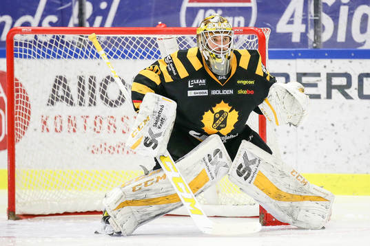 Skellefteås målvakt Gustaf Lindvall