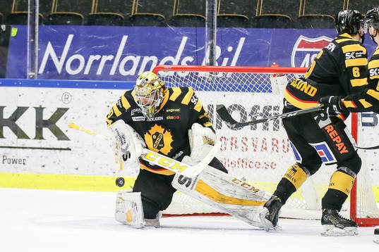 Skellefteås målvakt Gustaf Lindvall