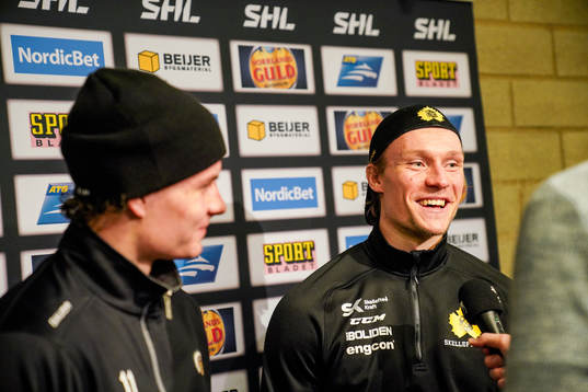 Frölundas Victor Olofsson och Skellefteås Jesper Olofsson