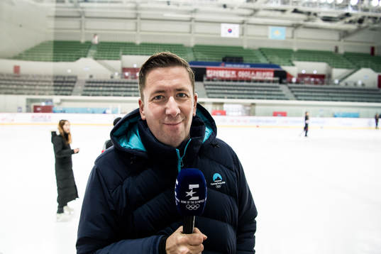 Jonas Dahlquist TV reporter at Eurosport / Discovery