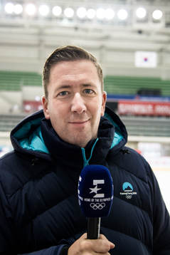 Jonas Dahlquist TV reporter at Eurosport / Discovery