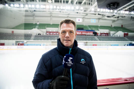 Calle Johansson, ice hockey TV expert at Eurosport /