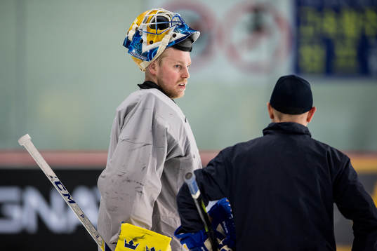 Magnus Hellberg goalkeeper of Sweden