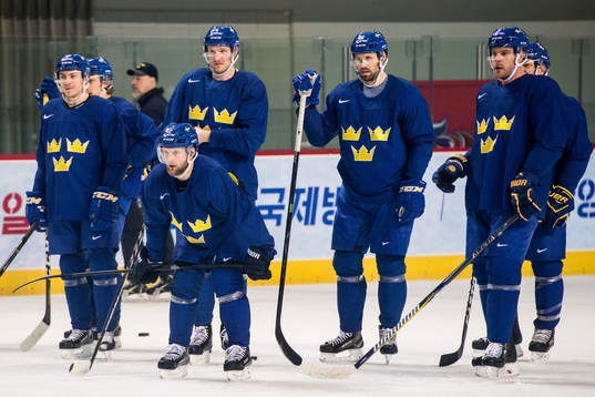 Fredrik Pettersson, Staffan Kronwall, Dick Axelsson and
