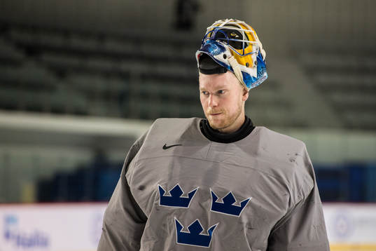 Magnus Hellberg goalkeeper of Sweden