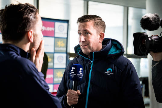 Jonas Dahlquist TV reporter at Eurosport / Discovery