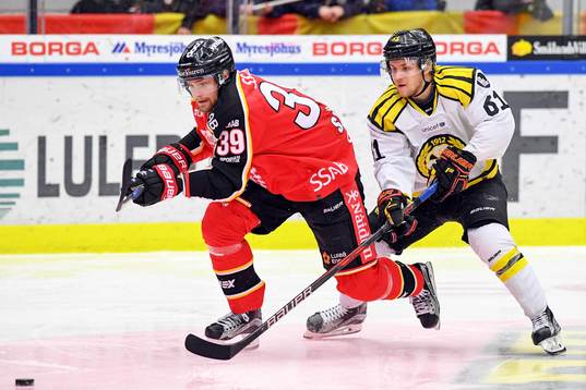 Luleås Pontus Själin och Brynäs Juuso Ikonen