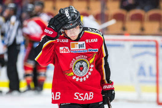 Luleås Petter Emanuelsson deppar