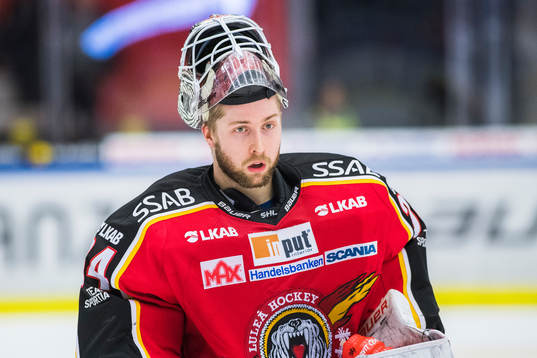 Luleås målvakt Joel Lassinatti