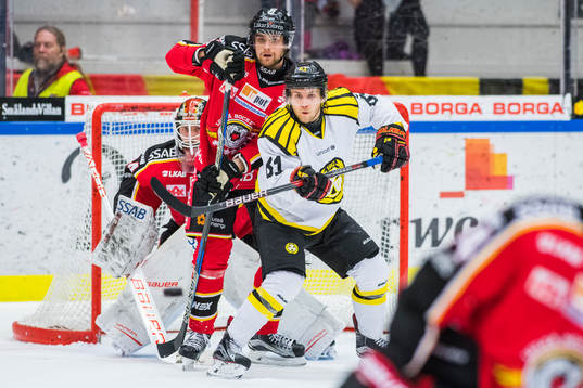 Luleås Pontus Själin och Brynäs Juuso Ikonen
