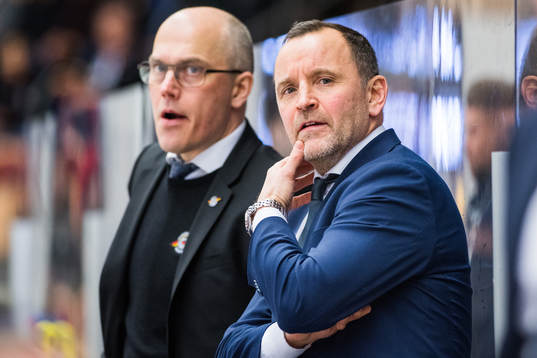 Luleås assisterande tränare Roger Kyrö och tränare