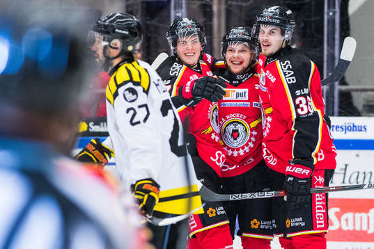 Luleås Isac Lundeström, Einar Emanuelsson och Emil