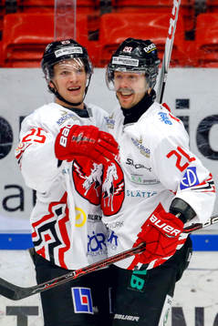Vita Hästens Henrik Nyberg och Marcus Eriksson jublar