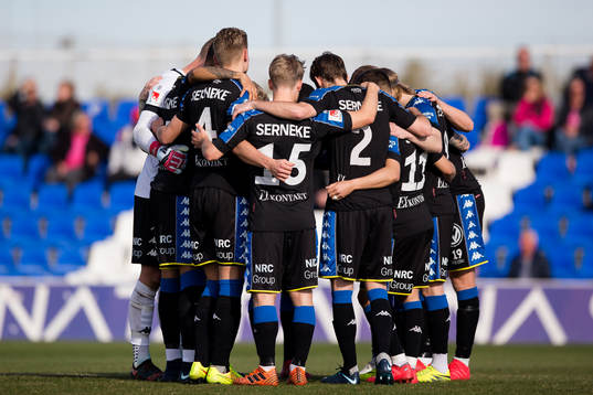 IFK Göteborg samlade innan en träningsmatch i fotboll