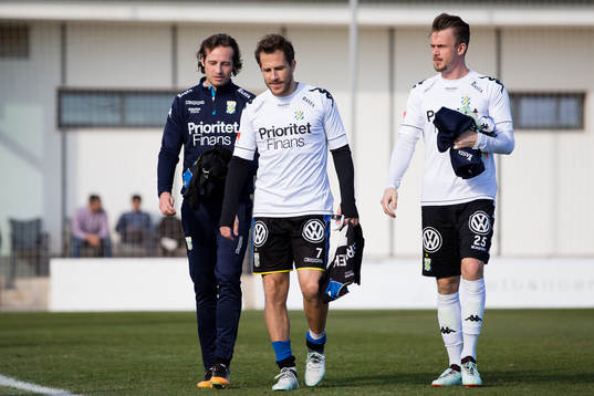 IFK Göteborgs Mikkel Diskerud, Tobias Hysén och målvakt