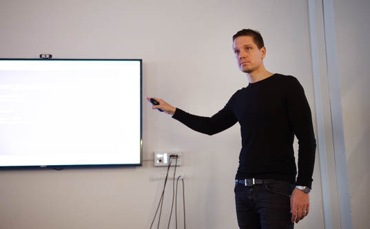 Martin Strömbergsson föreläser