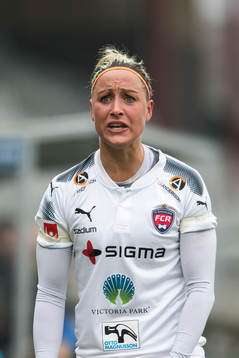 Rosengårds Sanne Troelsgaard agerar