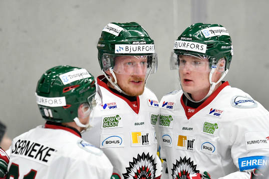 Frölundas Ryan Lasch, Simon Hjalmarsson och Carl
