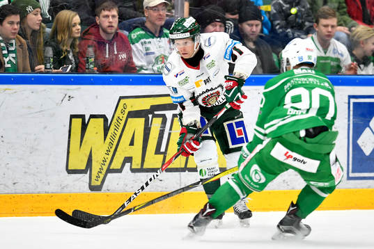 Frölundas Ryan Lasch och Rögles Ted Brithén