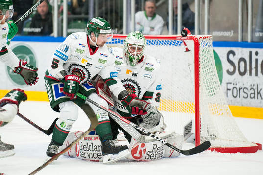 Frölundas målvakt Johan Gustafsson